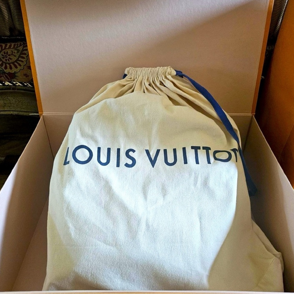 Louis Vuitton Monogram Canvas Backpack in Brown and Gold - Picture 2 of 6